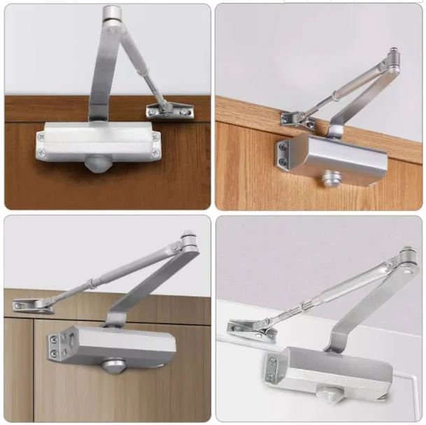 High Quality Commercial Aluminum Two Speed Adjustable Automatic Door Closer